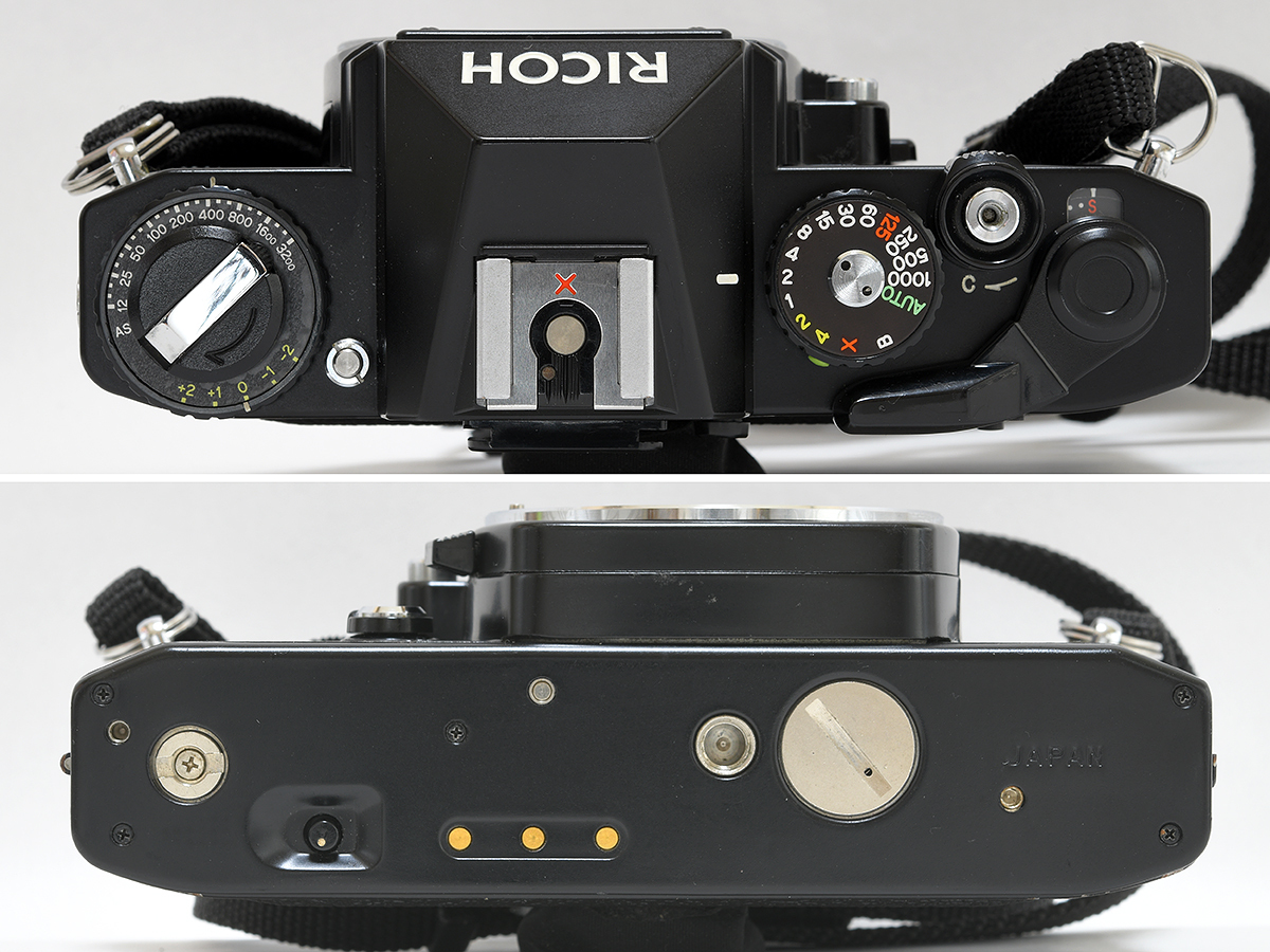 Ricoh リコー 絞り優先AE一眼レフカメラ 「XR-2S」ボディ＆ワインダー＆50㎜F2レンズ1本付セット 動作ジャンクの画像4