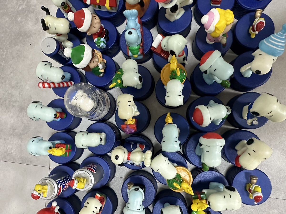 スヌーピー ボトルキャップ フィギュア PEPSI SNOOPY ペットボトルキャップ 56体 クリスマスペプシ コレクション 60サイズの画像6