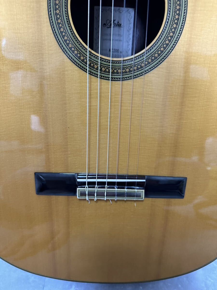 ギターハードケース付き Aria アリアCONCERT GUTTAR 美品 170サイズの画像4