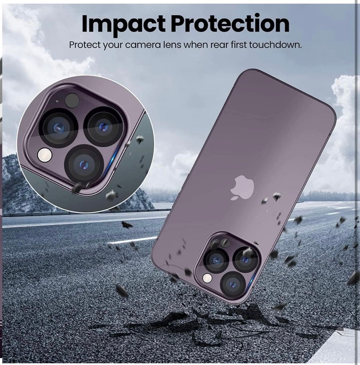 iPhone14 Pro / iPhone14 Pro Max 用 カメラフィルム カメラ保護 レンズ 保護カバー カメラ保護