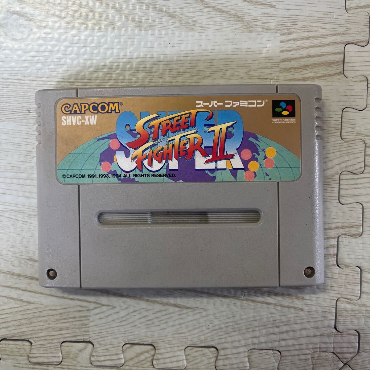 スーパーファミコン コントローラー ゲーム スーファミ カセット ゲーム機 セット テトリス ストリートファイター2 の画像3