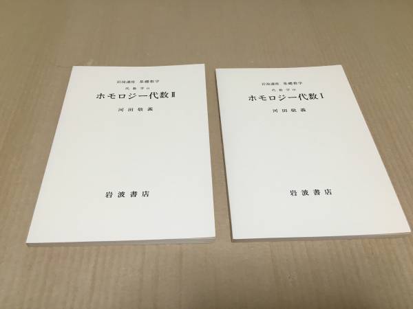 【送料込\2000】岩波講座 基礎数学1976年　ホモロジー代数ⅠⅡ／河田敬義_画像1