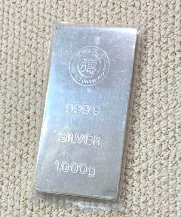 1キロ 徳力 銀 シルバー 石福  銀貨 silver 1kg