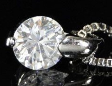 【華】 1ct ダイヤモンド 1粒 ネックレス 大粒 pt900 プラチナ 3322の画像2