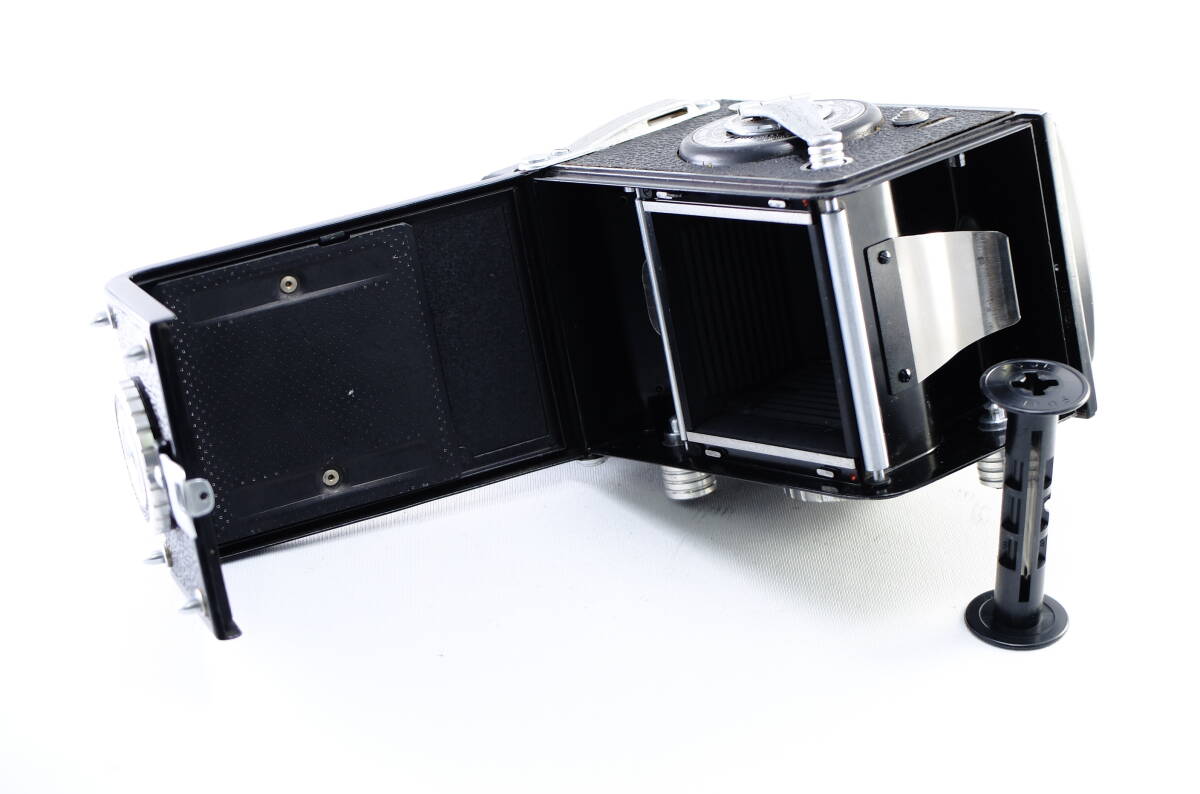 【B11D】【売り切り】東京光学 PRIMOFLEX AUTOMAT Topcor 7.5cm F3.5 プリモフレックス 中判 二眼レフカメラの画像10