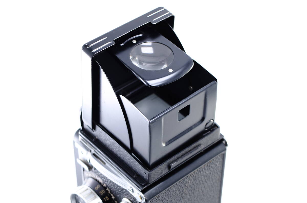 【B11D】【売り切り】東京光学 PRIMOFLEX AUTOMAT Topcor 7.5cm F3.5 プリモフレックス 中判 二眼レフカメラの画像9