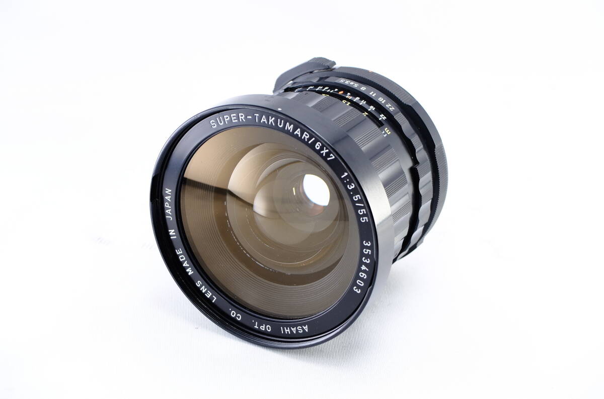 【C04D】【売り切り】PENTAX ペンタックス SUPER-TAKUMAR 6X7 55mm F3.5 中判レンズ MF 単焦点の画像2
