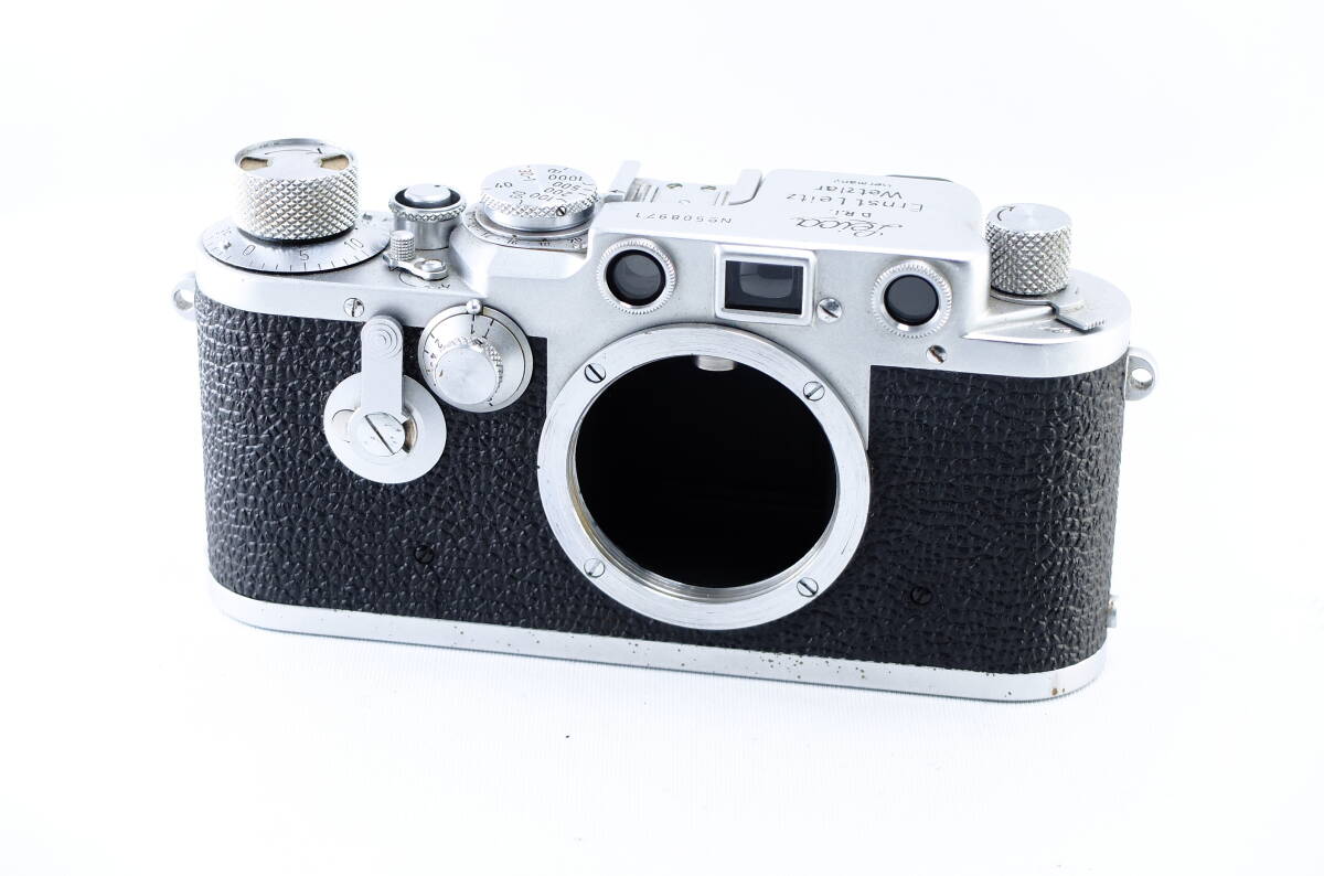 【D02D】【売り切り】Leica ライカ Ⅲf セルフタイマー付き ボディ Leitz レンジファインダー フィルムカメラの画像1