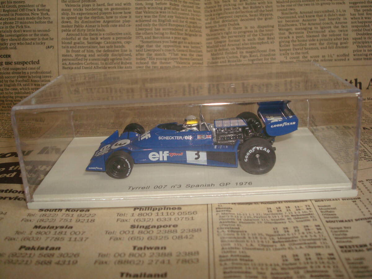 ★☆ティレル 007 フォード 1976年 スペインGP J.シェクター スパーク 1/43 Tyrrell 007 Ford J.Scheckter☆★の画像9
