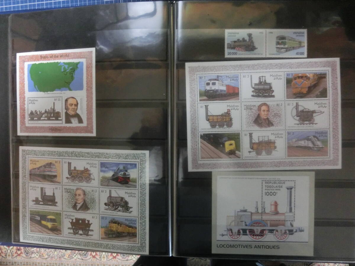 世界の機関車切手アルバムの画像5