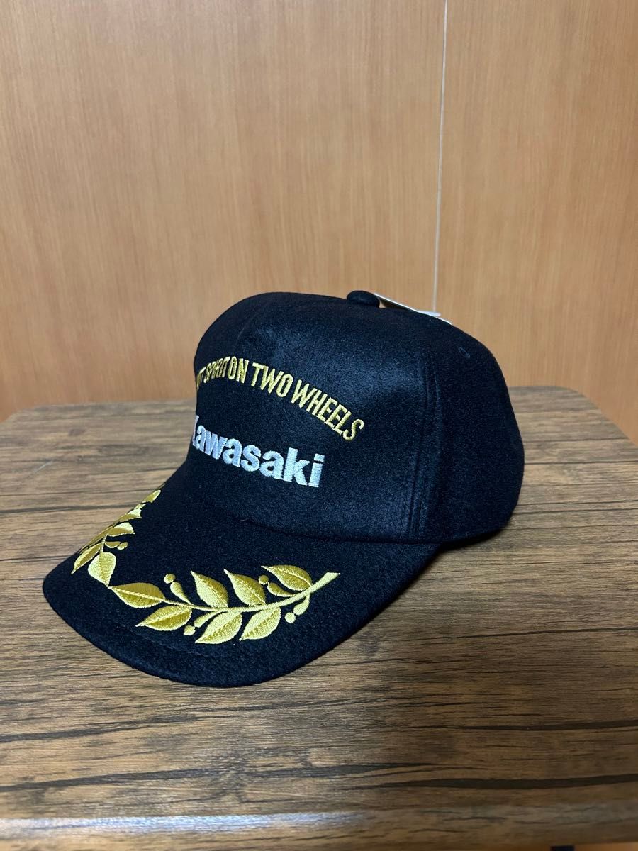 【新品未使用】日本製 Kawasaki オリジナルグッズ キャップ 帽子 カワサキ 