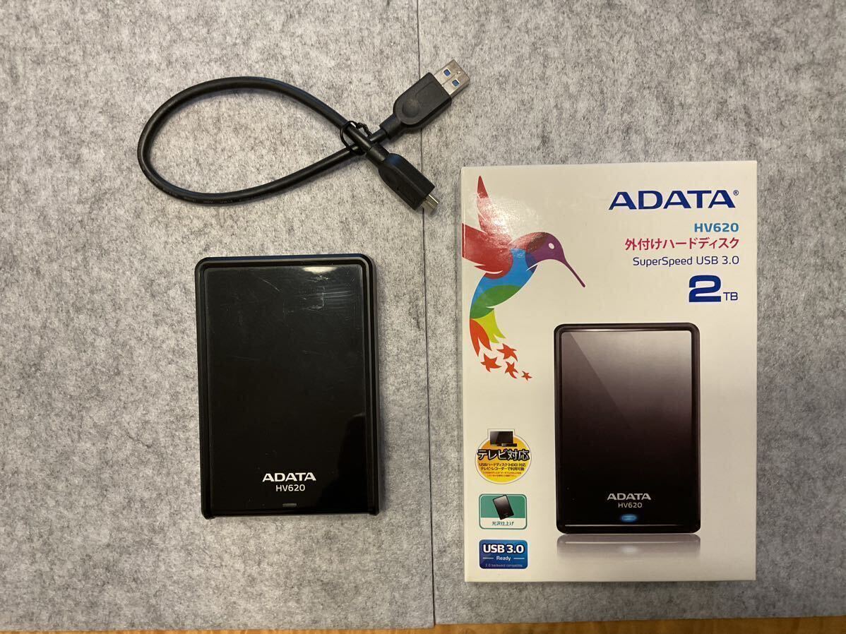 【中古】【完動品】ADATA HV620 USB3.0ポータブルハードディスクの画像1