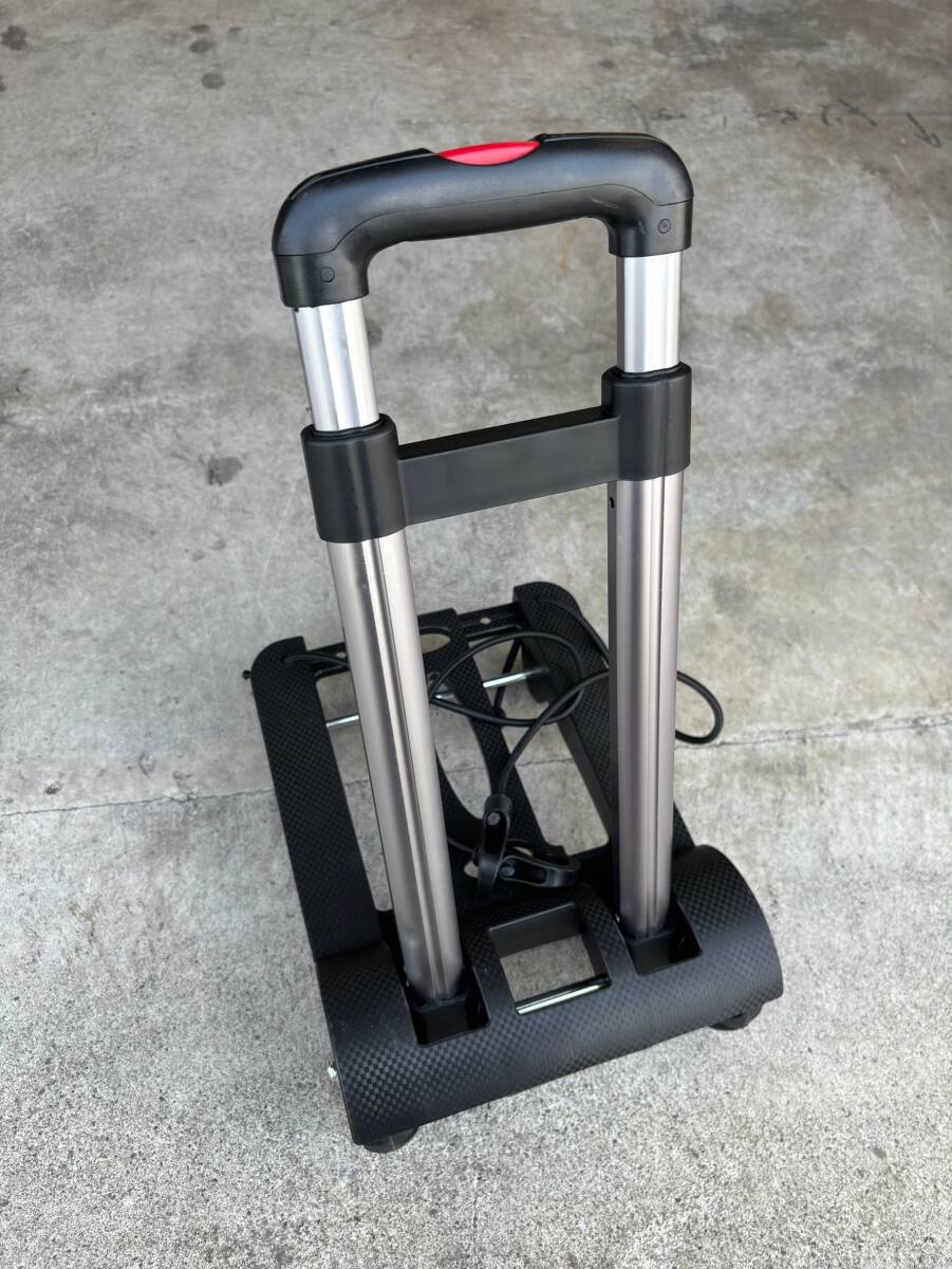 [1 jpy start ] carry cart folding hand Carry light weight 4 wheel withstand load shopping 50kg