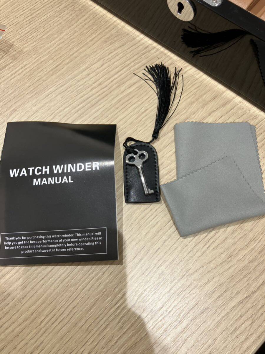 ワインディングマシーン 腕時計用ケース WATCH WINDERウォッチワインダー 小物入れ 中古品　美品_画像10