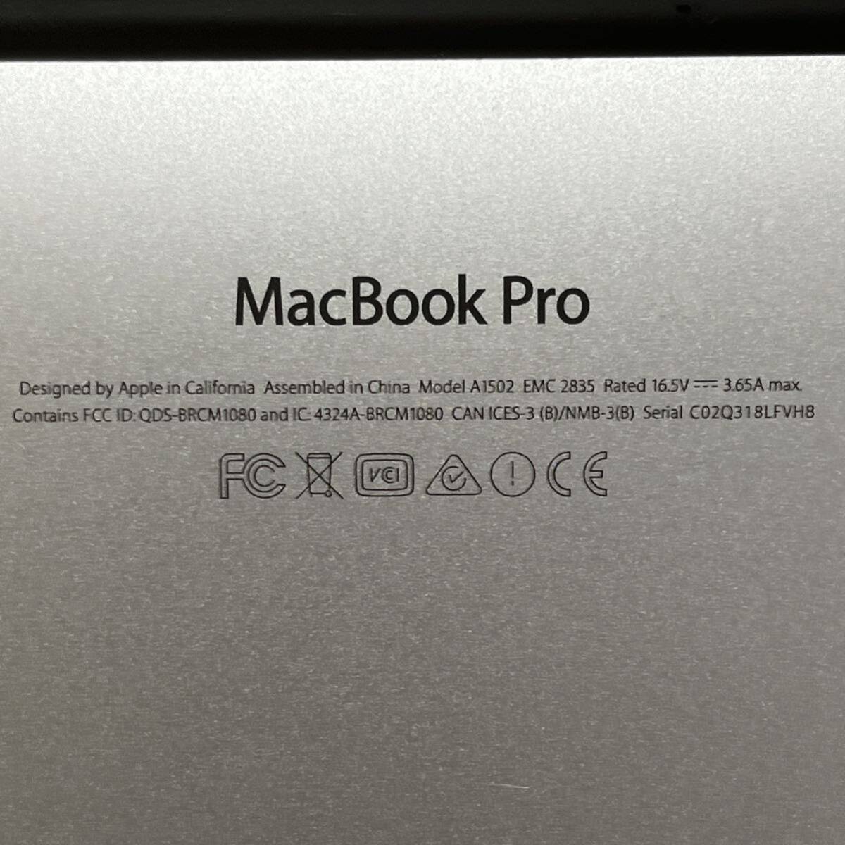 **1 jpy start ** free shipping ** Apple Apple MacBook Pro Early2015 MF839J/A A1502 13 -inch Retina display junk 