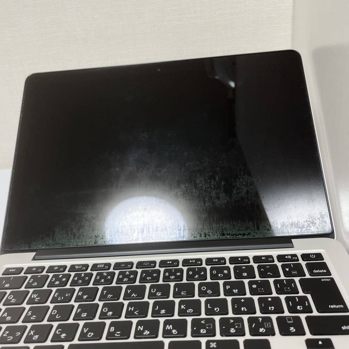 ☆☆1円スタート☆☆送料無料☆☆　アップル Apple MacBook Pro Early2015 MF839J/A A1502 13インチRetinaディスプレイ 音割れ有