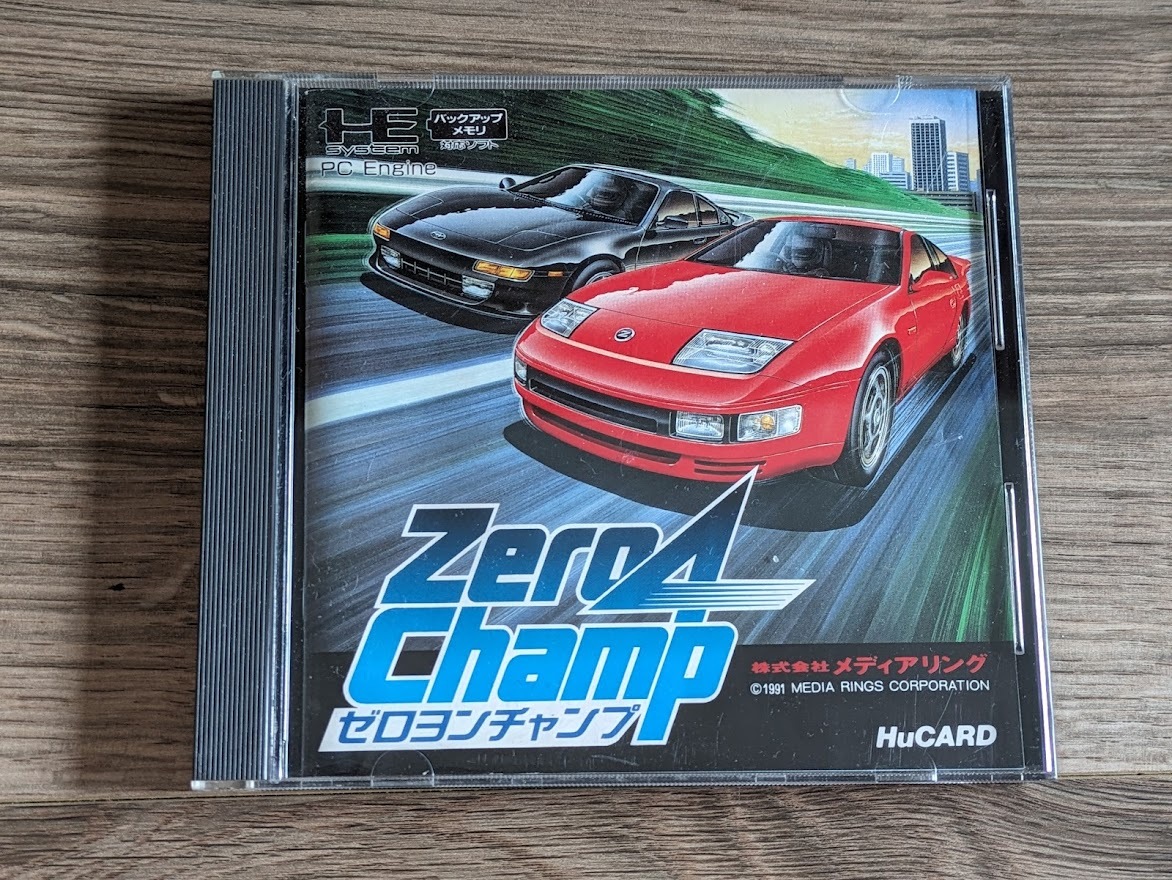 ゼロヨンチャンプ Zero 4 Champ PCエンジン Engine HuCARD レトロ ゲーム NEC メディアリング MEDIA RINGS_画像1