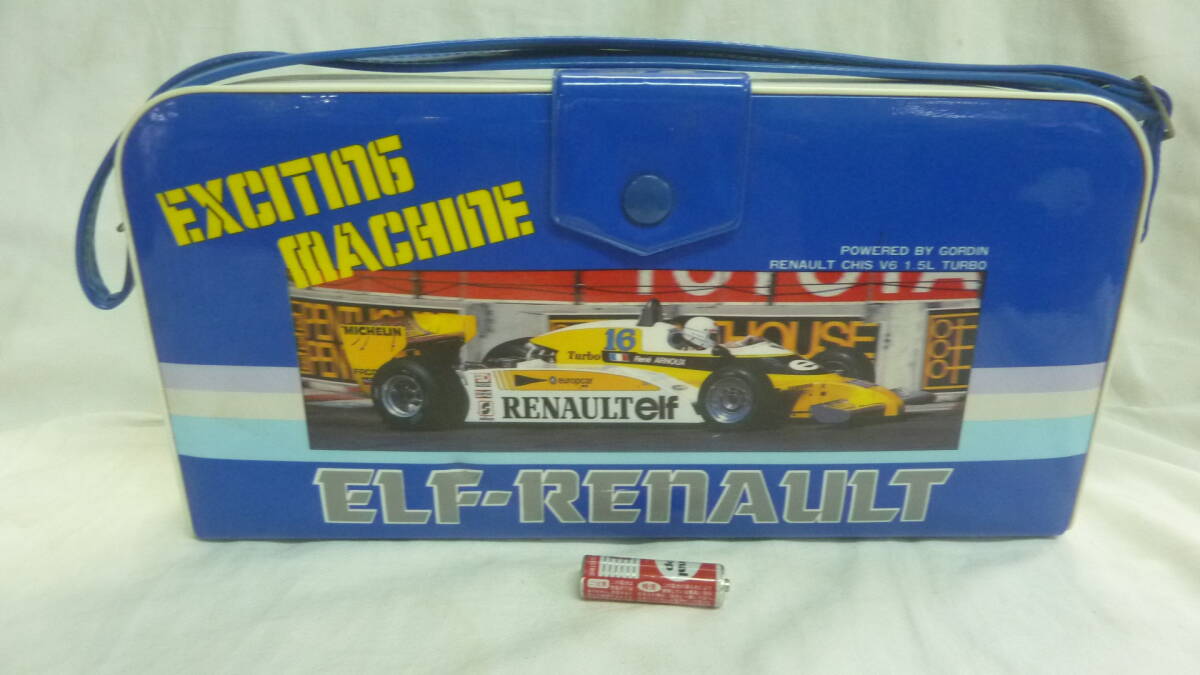  mania worth seeing!F-1, watercolor bag. back.ELF- Renault. that time thing.Reimei, made in Japan.