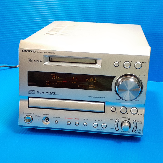 ONKYO オンキヨー FR-7GX CD/MD チューナーアンプ MD再生OK 【ジャンク】の画像1