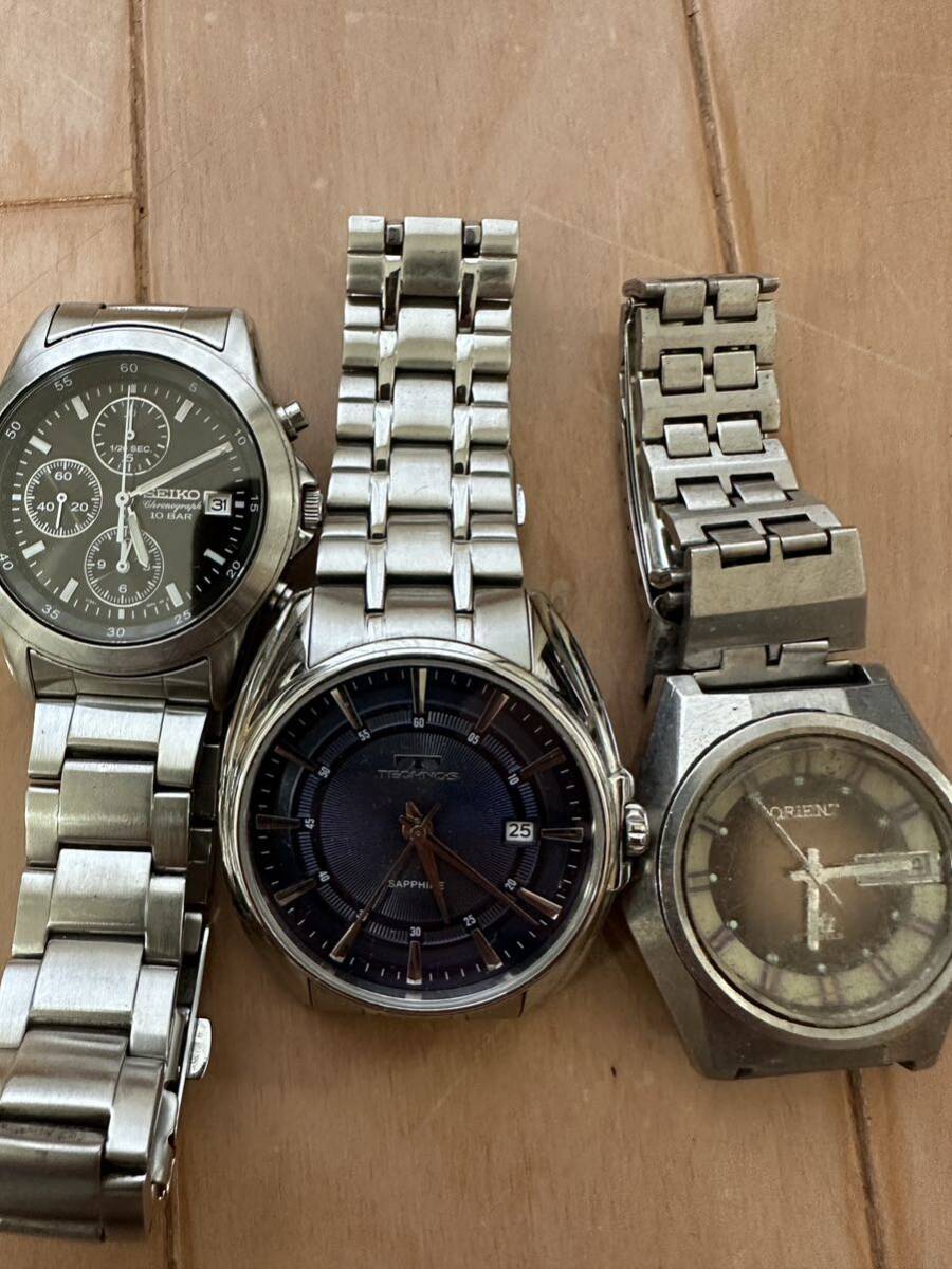 SEIKO CITIZEN CASIO ORIENT TECHNOS CYMA 腕時計15点の画像3