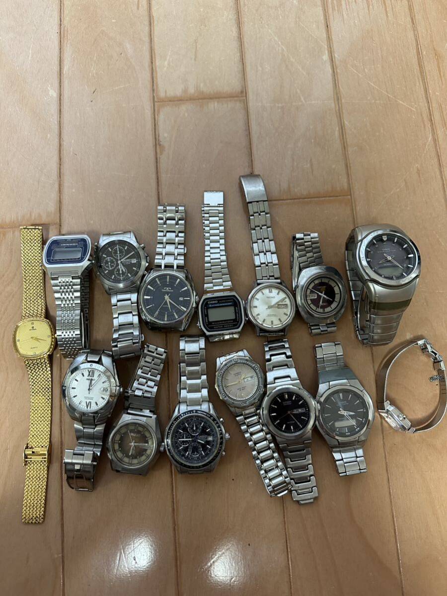 SEIKO CITIZEN CASIO ORIENT TECHNOS CYMA 腕時計15点の画像1