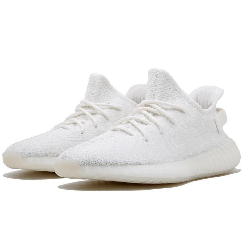 ★新品未使用★ adidas Yeezy Boost 350 V2 Cream Triple White アディダス イージーブースト350V2 クリーム トリプルホワイト CP9366 26cm_画像2