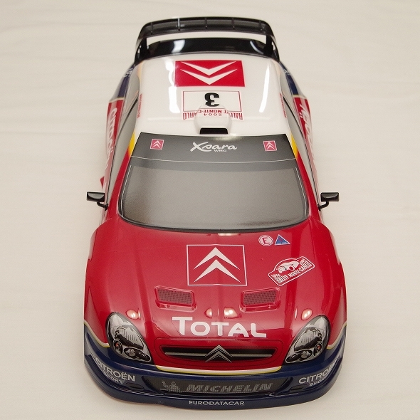 未走行 ジャンク タミヤ 1/10電動RC用 シトロエン クサラ WRC2004 塗装済み完成ボディ 割れ 破損多数 SP.1083 51083 の画像3