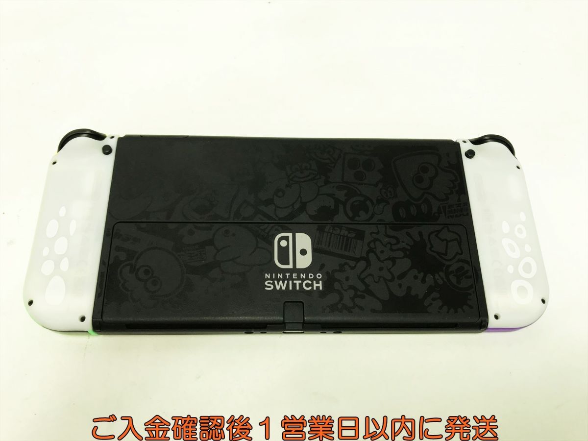 【1円】任天堂 有機ELモデル Nintendo Switch 本体 セット スプラトゥーン3エディション スイッチ 初期化/動作確認済 K03-626yk/F3_画像4