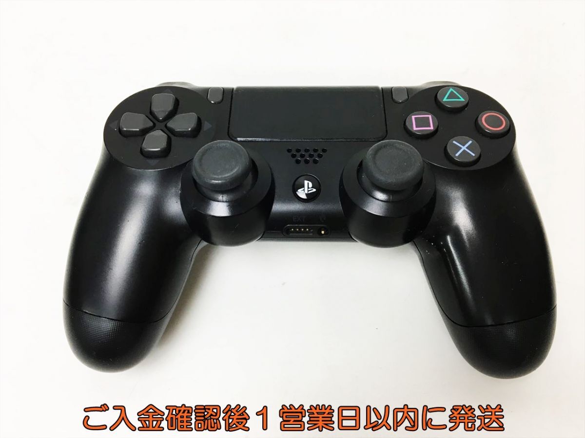 【1円】PS4 純正 ワイヤレスコントローラー DUALSHOCK4 ブラック 未検品ジャンク SONY Playstation4 J01-629rm/F3の画像1