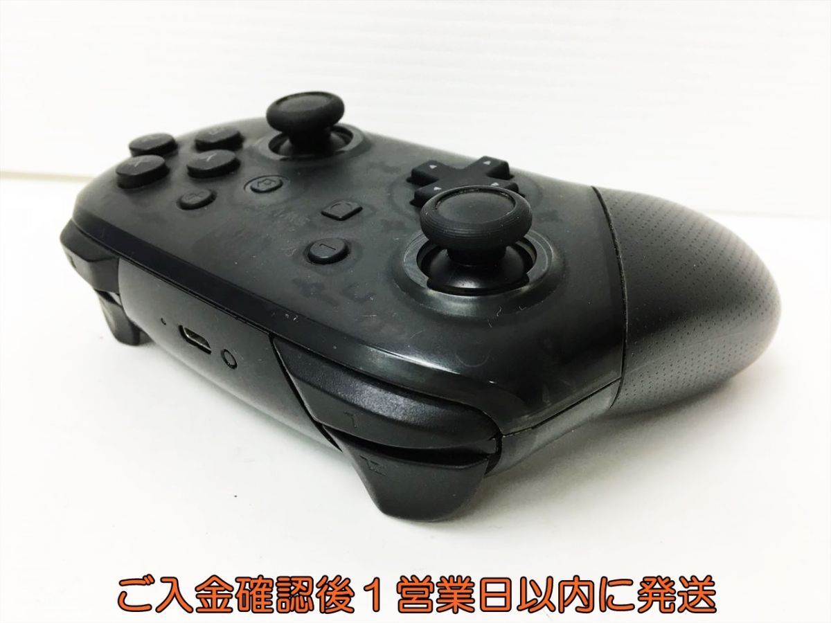 【1円】任天堂 純正 Nintendo Switch Proコントローラー ブラック ニンテンドースイッチ 動作確認済 HAC-013 J06-757rm/F3_画像5