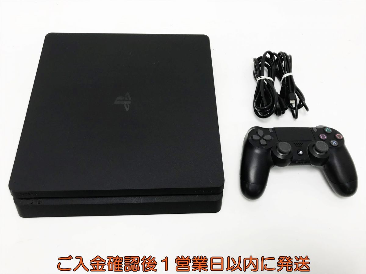 【1円】PS4 本体 セット 500GB ブラック SONY PlayStation4 CUH-2000A 初期化/動作確認済 FW9.60 H08-293tm/G4の画像1