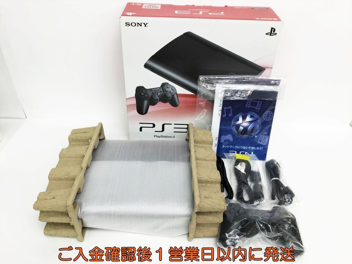 未使用品 PS3 本体 セット 500GB ブラック SONY PlayStation3 CECH-4200C プレステ3 L07-457os/G4