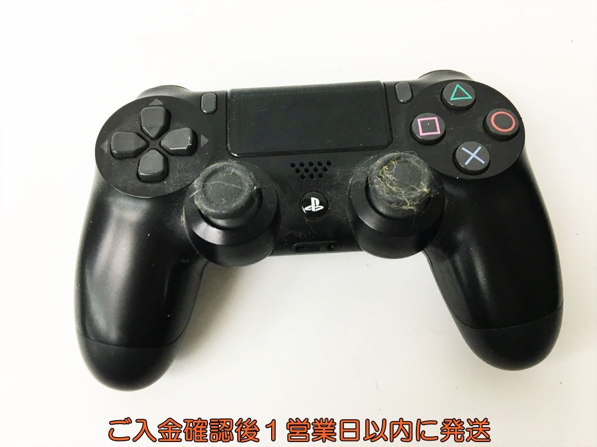 【1円】PS4 純正 ワイヤレスコントローラー DUALSHOCK4 ブラック 未検品ジャンク SONY PlayStation4 EC21-320jy/F3の画像1