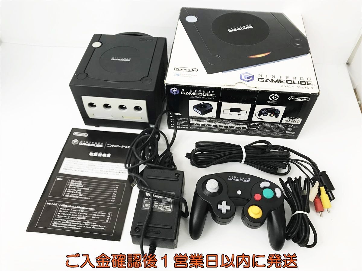 【1円】任天堂 ニンテンドーゲームキューブ 本体 セット ブラック GC 未検品ジャンク レトロゲーム機 DC08-437jy/G4_画像1