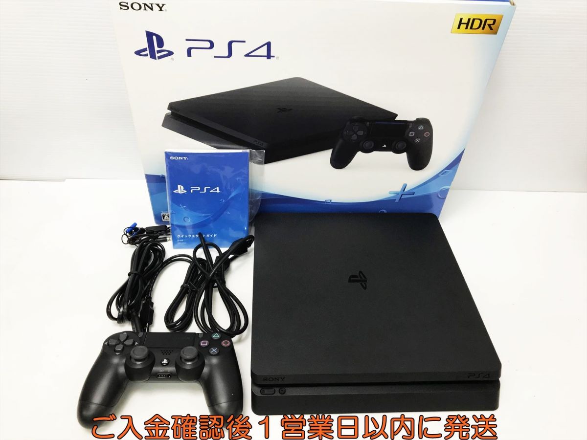 【1円】PS4 本体/箱 セット 500GB ブラック SONY PlayStation4 CUH-2200A 初期化/動作確認済 プレステ4 G09-532sy/G4の画像1