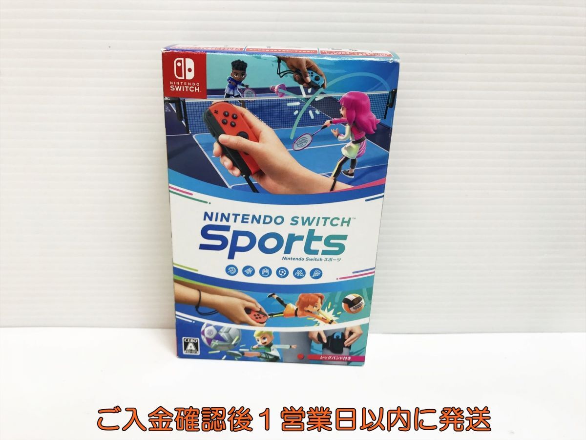 【1円】Switch ソフト Nintendo Switch Sports ニンテンドースイッチスポーツ レッグバンド付き H07-762yk/F3の画像1