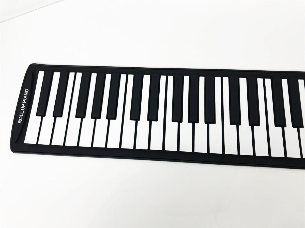 【1円】smaly ロールアップピアノ 61キー 動作確認済 折りたたみ式 DC07-907jy/G4_画像3