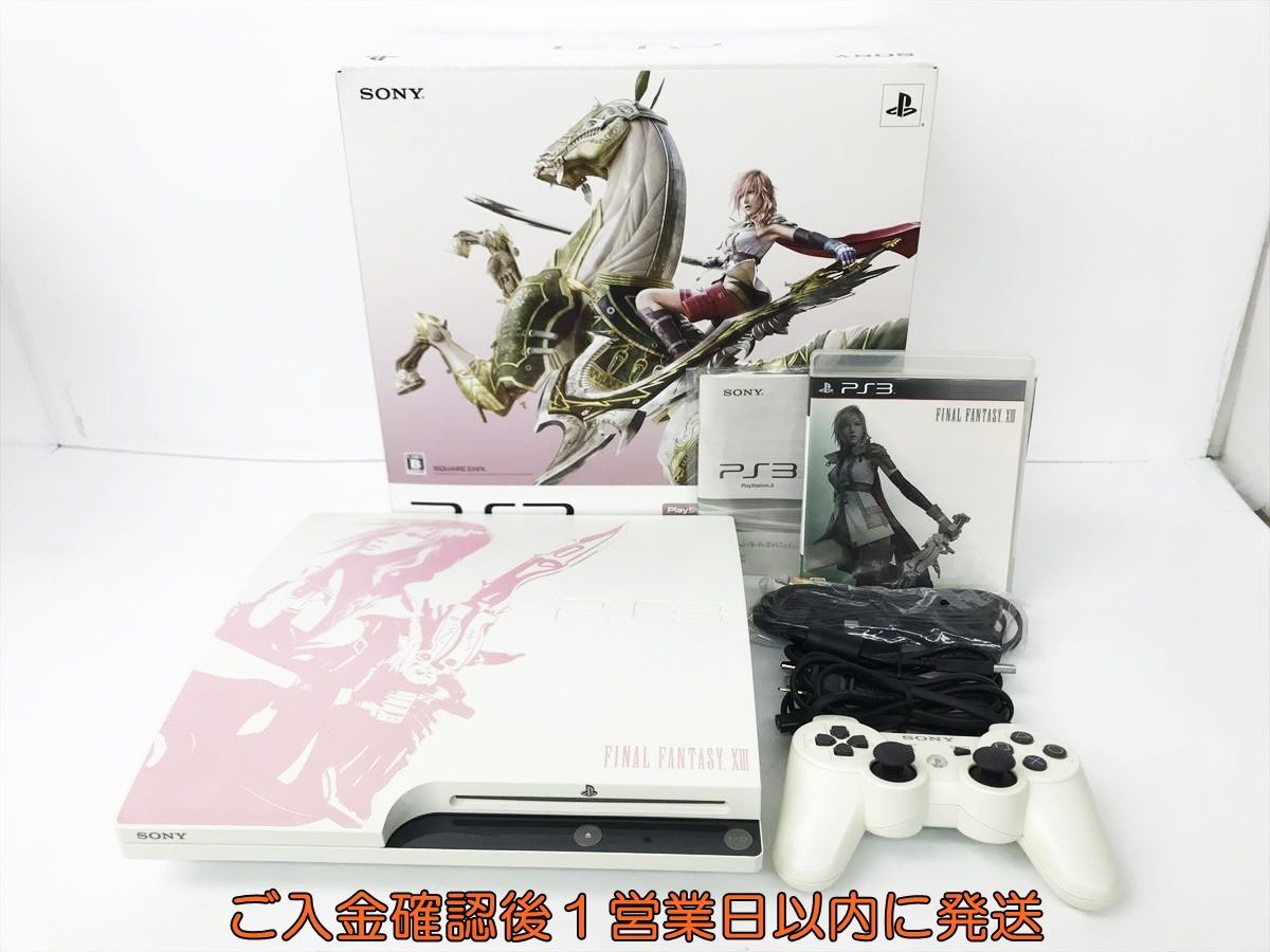 【1円】PS3 本体 セット FF13ライトニングエディション SONY PlayStation3 CECH-2000B FF 初期化済 未検品ジャンク DC08-456jy/G4_画像1