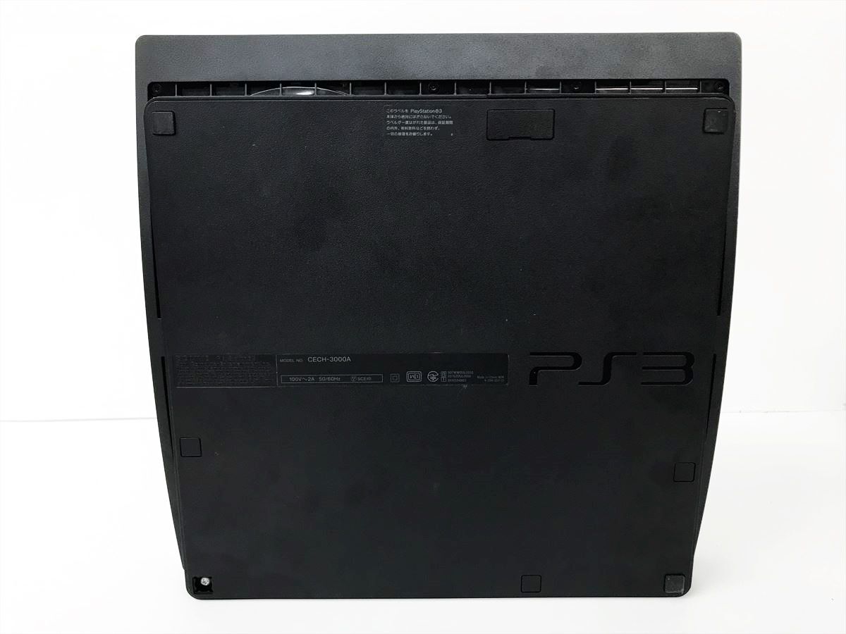 【1円】PS3 本体 160GB ブラック SONY PlayStation3 CECH-3000A 初期化済 未検品ジャンク プレステ3 DC07-892jy/G4_画像4