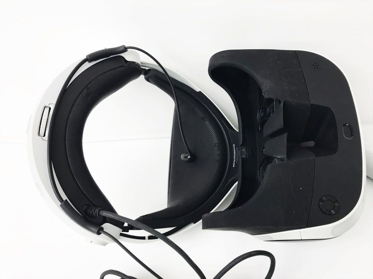 【1円】SONY PlayStation VR 本体 ヘッドセット 周辺機器 まとめ売り 未検品ジャンク PS4 PSVR CUH-ZVR2 DC07-905jy/G4の画像3