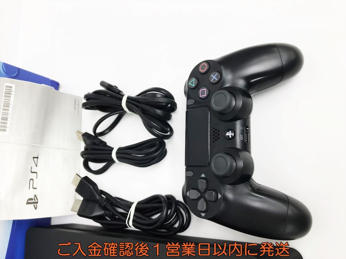 【1円】PS4 本体 セット 500GB ブラック SONY PlayStation4 CUH-2200A 初期化/動作確認済 外箱傷有 J09-311os/G4