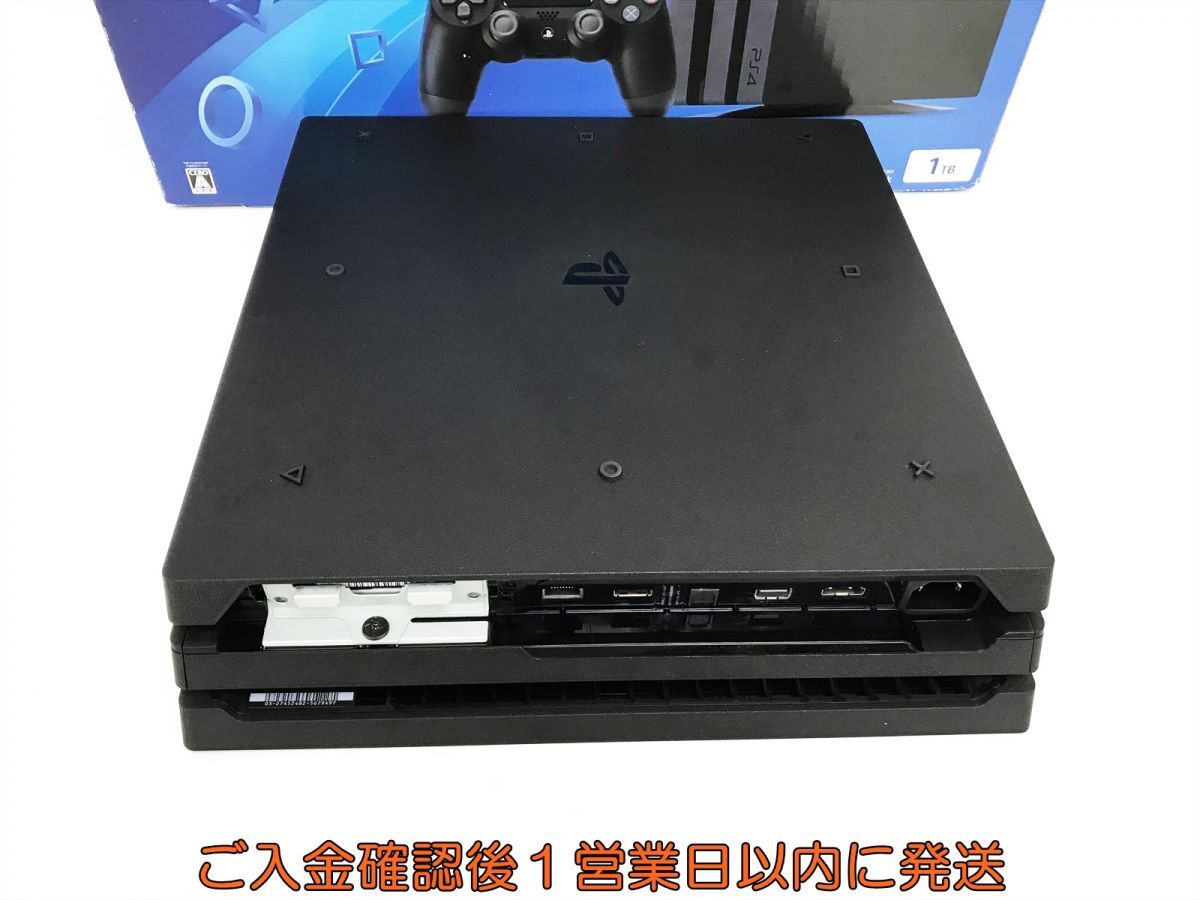 【1円】PS4 Pro 本体 セット 1TB ブラック SONY PlayStation4 CUH-7100B 初期化/動作確認済 一部欠品 J07-200os/G4_画像4