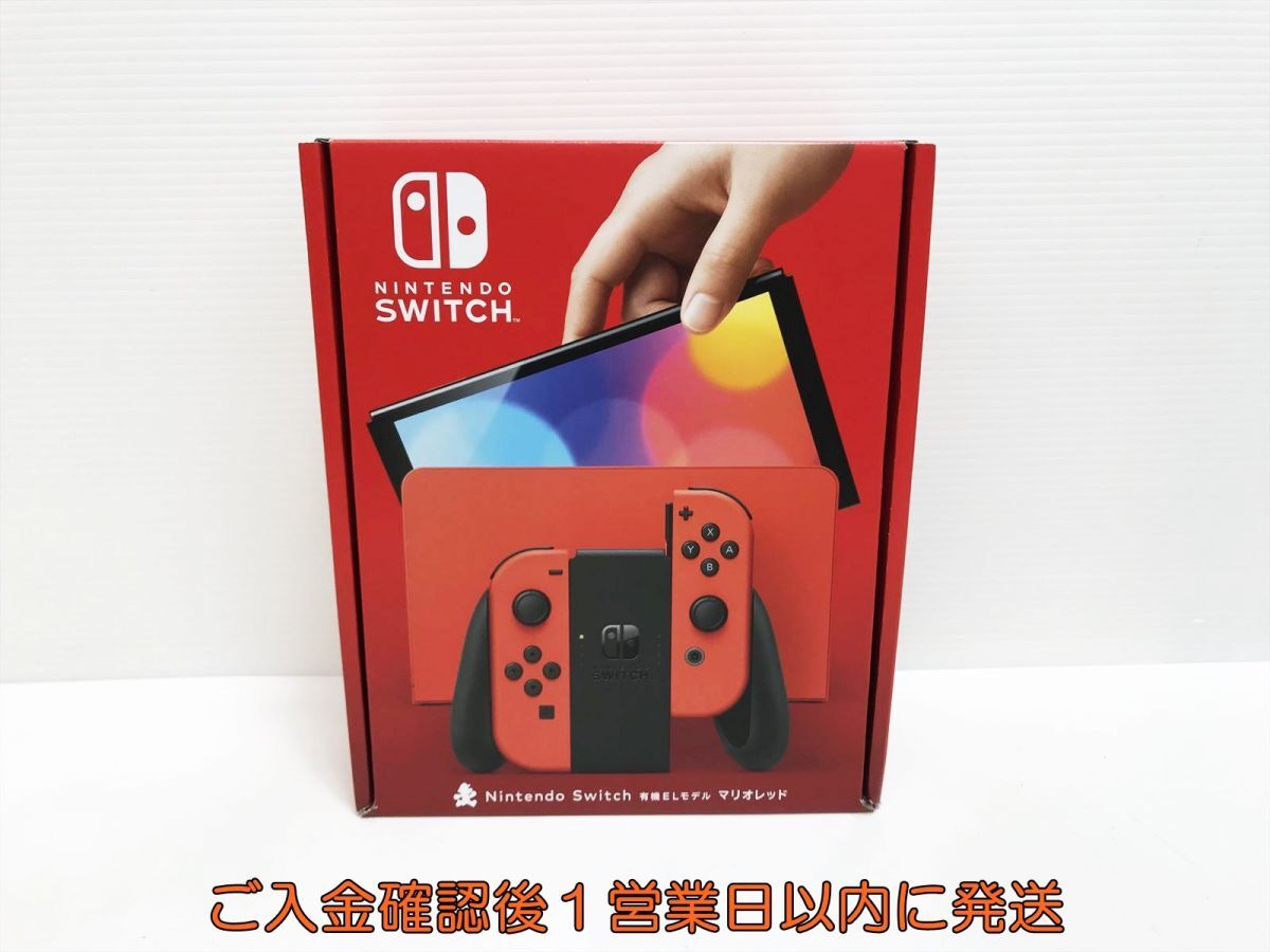 新品 未開封 任天堂 有機ELモデル Nintendo Switch マリオレッド ニンテンドースイッチ 未使用 K05-406yk/G4の画像1