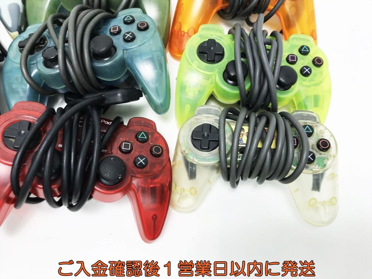 【1円】PS2/PS1 社外製 コントローラー 9個セット ゲーム機周辺機器 まとめ売り 未検品ジャンク F08-1603tm/G4の画像5