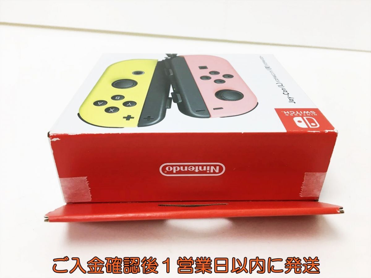 未使用品 任天堂 純正 Nintendo Switch Joy-con パステルピンク/パステルイエロー スイッチ ジョイコン J05-896rm/F3の画像2