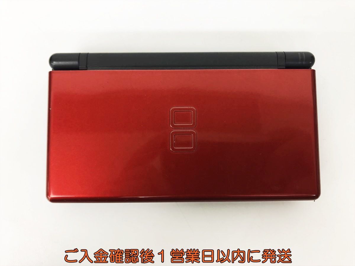 【1円】ニンテンドーDSLite 本体 クリムゾン/ブラック 任天堂 USG-001 未検品ジャンク DS Lite EC45-840jy/F3_画像1