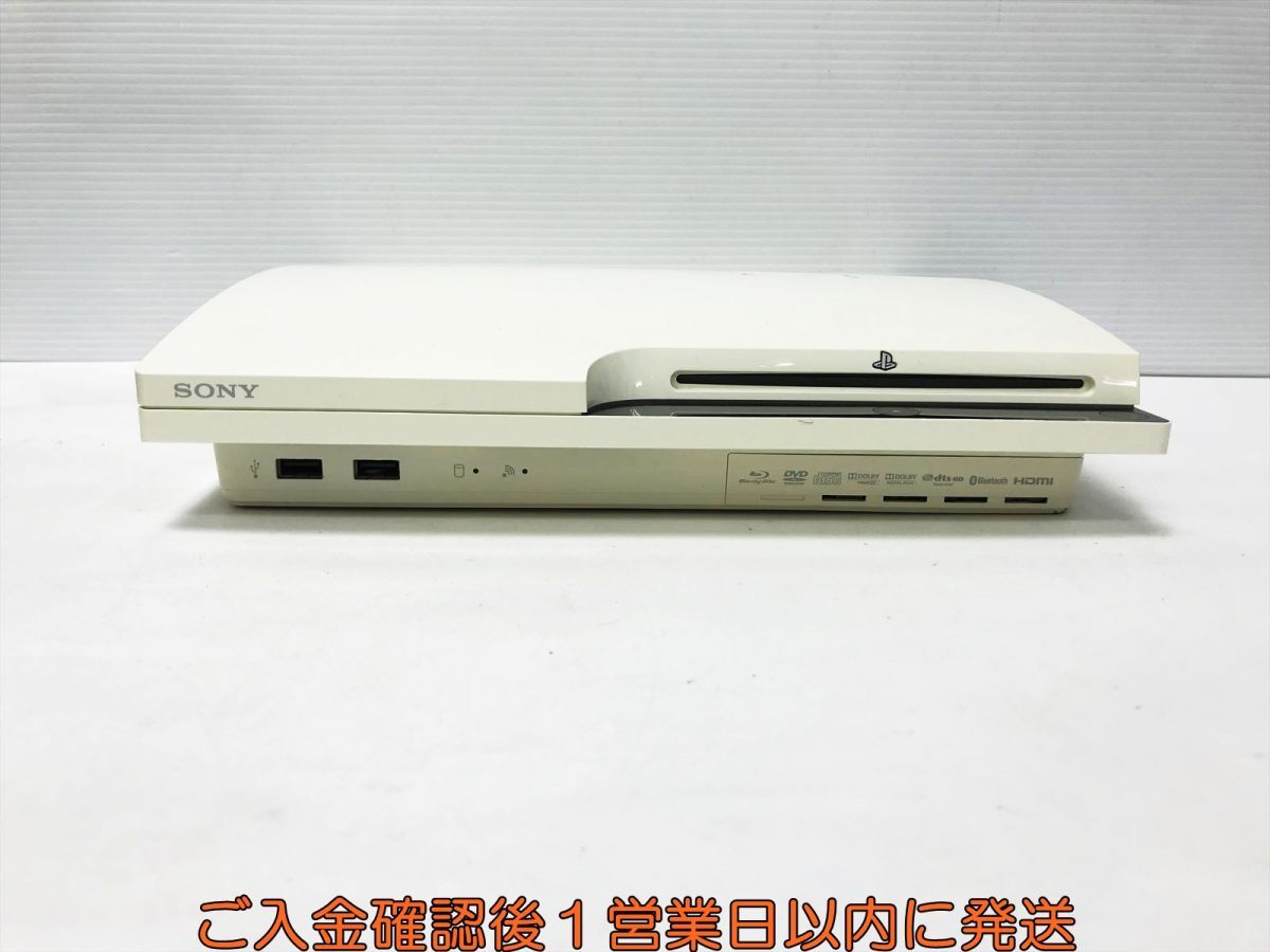 【1円】PS3 本体 セット 320GB ホワイト SONY PlayStation3 CECH-2500B 初期化/動作確認済 プレステ3 G05-341sy/G4の画像2