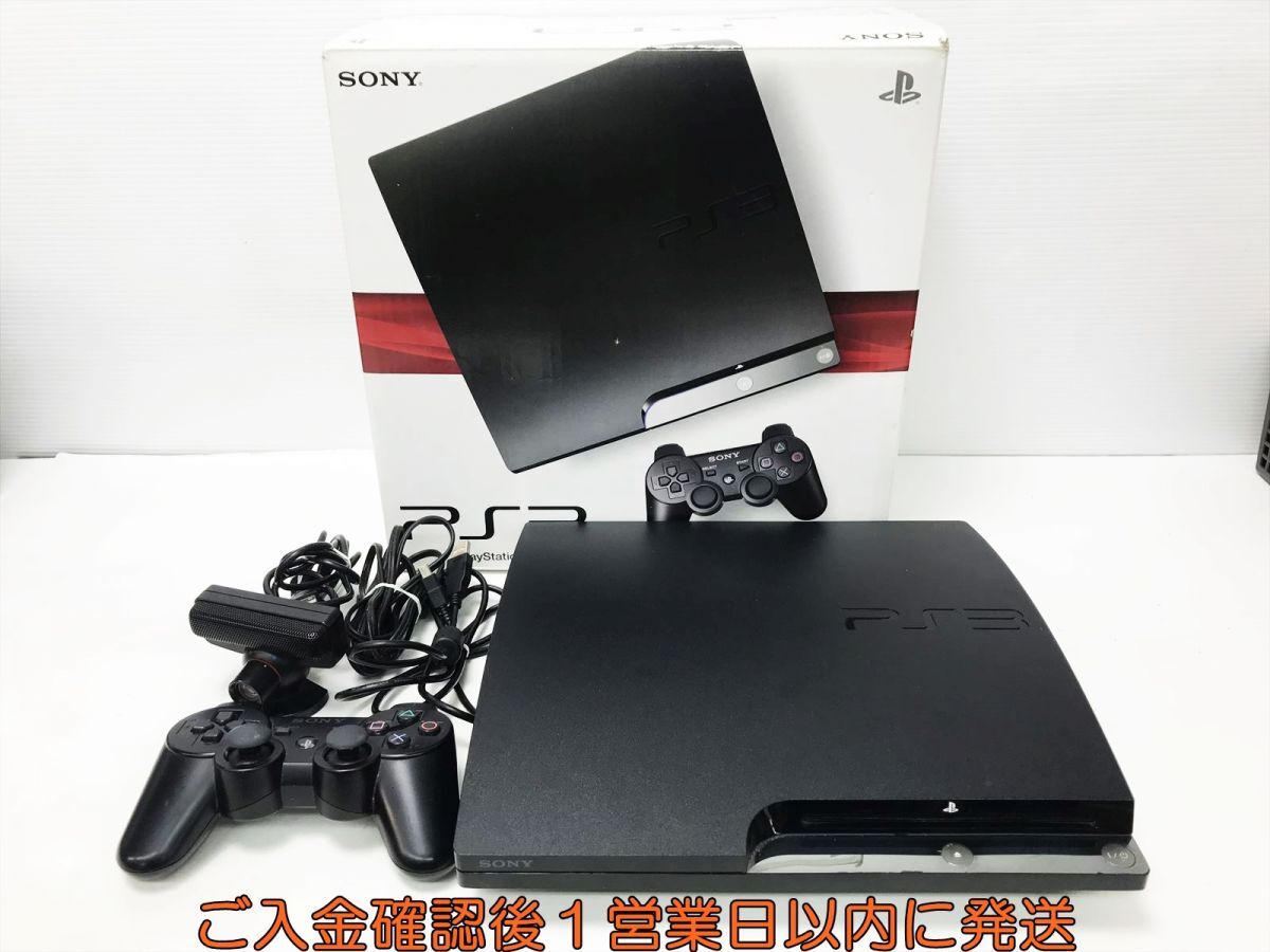 【1円】PS3 本体/箱 セット 120GB ブラック SONY PlayStation3 CECH-2000A 初期化/動作確認済 PlayStation Eye G05-346sy/G4_画像1