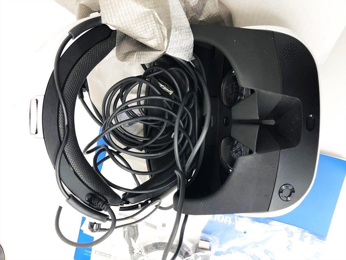 【1円】SONY PlayStation VR 本体 ヘッドセット カメラ同梱版 PS4 PSVR CUH-ZVR2 未検品ジャンク DC06-312jy/G4の画像4