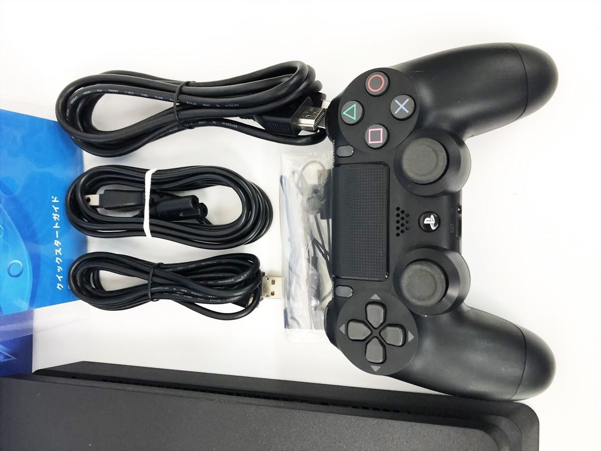 【1円】PS4 本体 セット 500GB ブラック SONY PlayStation4 CUH-2100A 動作確認済 プレステ4 DC05-935jy/G4の画像2